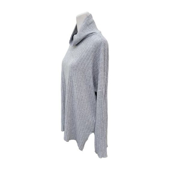 Out From Under Women's Turtleneck Sweater Grey Size Small Tunic Pullover‎ - Picture 3 of 10
